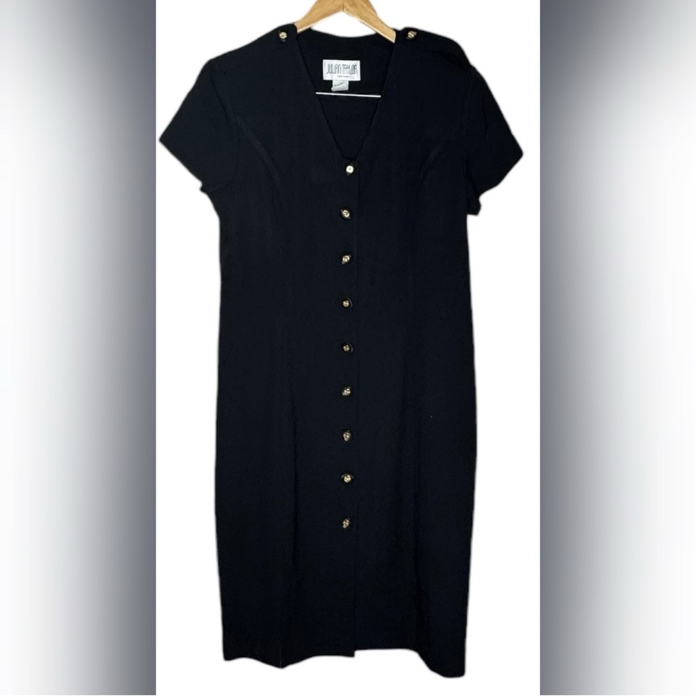 80’s Vintage Julian Taylor New York Button Down Dress